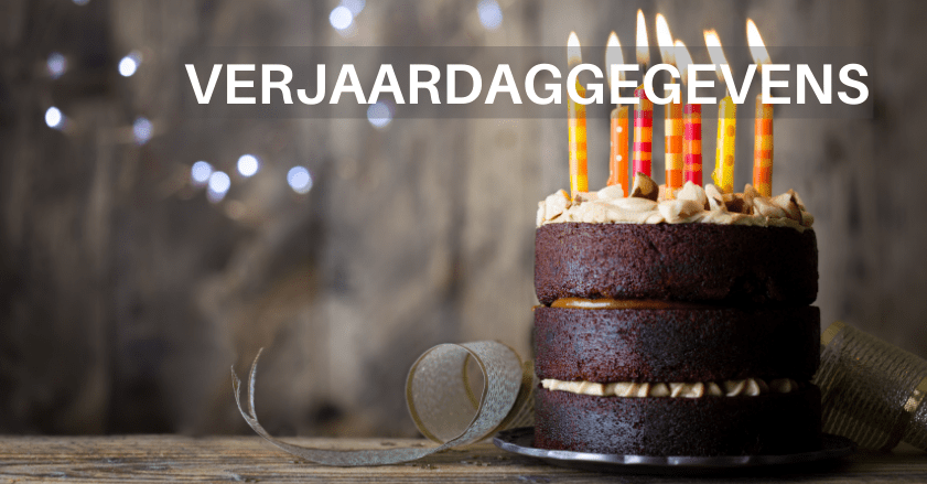 KOOP VERJAARDAGSGEGEVENS